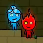 Fireboy and Watergirl 1 Forest Temple - free online game